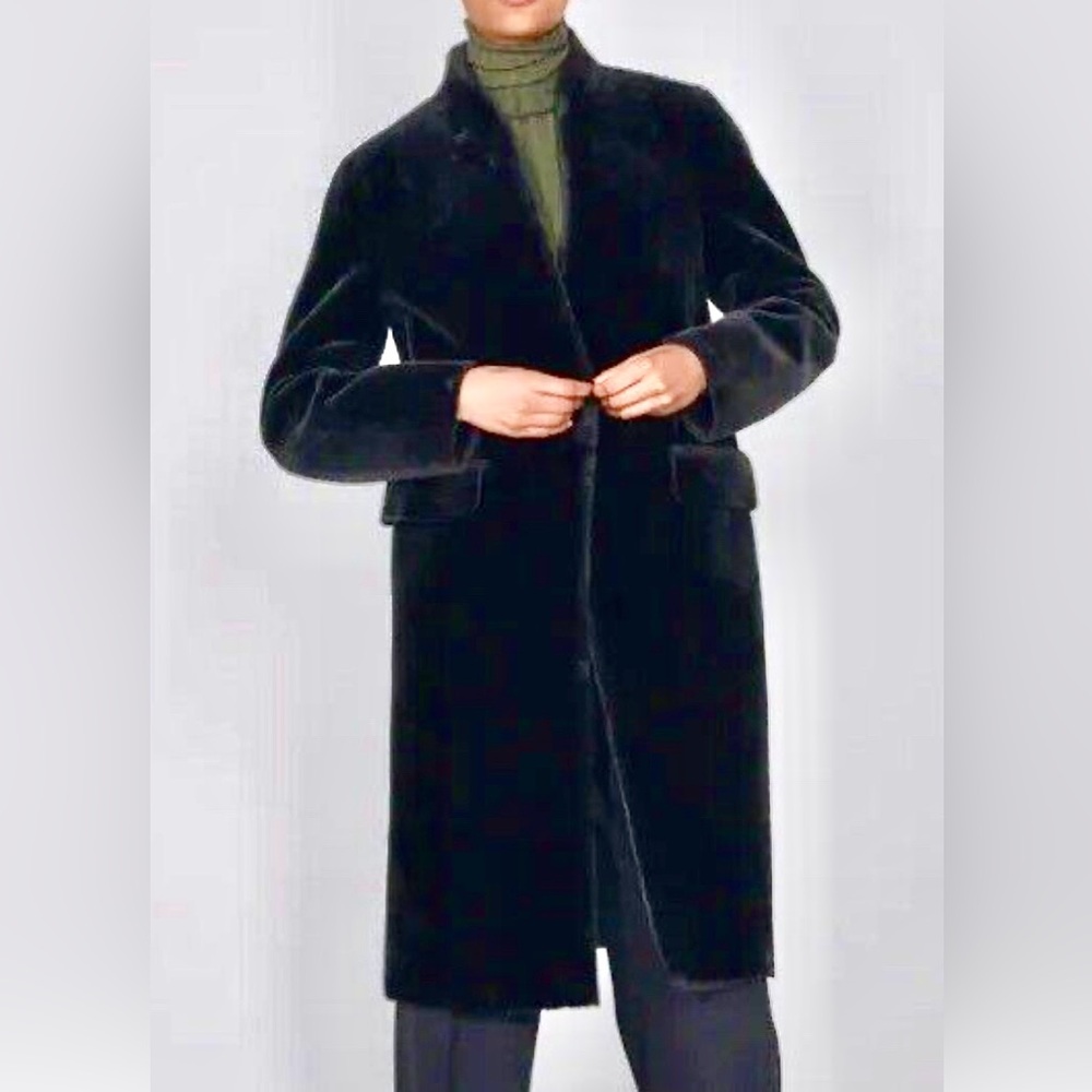 🌸Zara faux shearling low pile coat